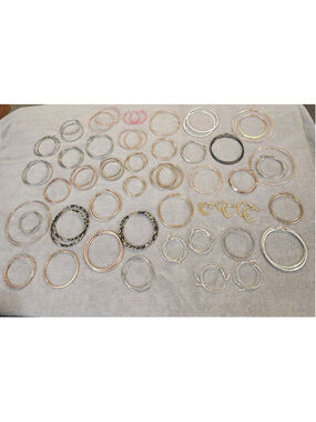 37 Pairs of Hoop Earrings